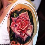фото тату роза от 30.09.2017 №012 - rose tattoo - tattoo-photo.ru