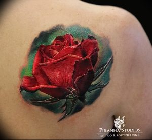 фото тату роза от 30.09.2017 №014 - rose tattoo - tattoo-photo.ru