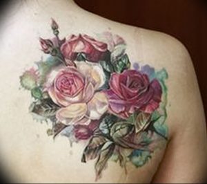 фото тату роза от 30.09.2017 №016 - rose tattoo - tattoo-photo.ru