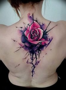 фото тату роза от 30.09.2017 №019 - rose tattoo - tattoo-photo.ru