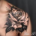 фото тату роза от 30.09.2017 №021 - rose tattoo - tattoo-photo.ru