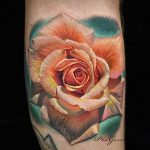 фото тату роза от 30.09.2017 №026 - rose tattoo - tattoo-photo.ru