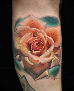 фото тату роза от 30.09.2017 №026 - rose tattoo - tattoo-photo.ru