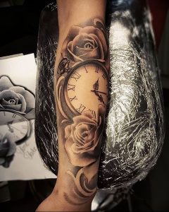 фото тату роза от 30.09.2017 №029 - rose tattoo - tattoo-photo.ru