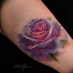 фото тату роза от 30.09.2017 №033 - rose tattoo - tattoo-photo.ru
