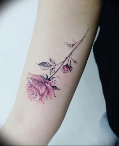 фото тату роза от 30.09.2017 №039 - rose tattoo - tattoo-photo.ru