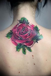 фото тату роза от 30.09.2017 №041 - rose tattoo - tattoo-photo.ru