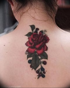 фото тату роза от 30.09.2017 №049 - rose tattoo - tattoo-photo.ru