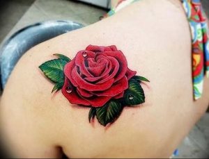 фото тату роза от 30.09.2017 №052 - rose tattoo - tattoo-photo.ru