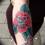 фото тату роза от 30.09.2017 №064 - rose tattoo - tattoo-photo.ru