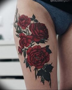 фото тату роза от 30.09.2017 №068 - rose tattoo - tattoo-photo.ru