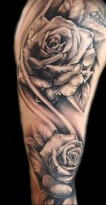 фото тату роза от 30.09.2017 №077 - rose tattoo - tattoo-photo.ru