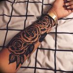 фото тату роза от 30.09.2017 №079 - rose tattoo - tattoo-photo.ru