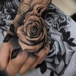 фото тату роза от 30.09.2017 №083 - rose tattoo - tattoo-photo.ru