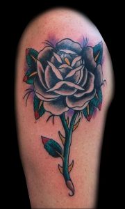 фото тату роза от 30.09.2017 №092 - rose tattoo - tattoo-photo.ru