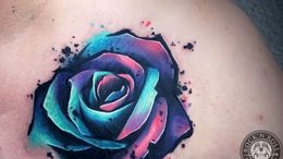 фото тату роза от 30.09.2017 №096 - rose tattoo - tattoo-photo.ru