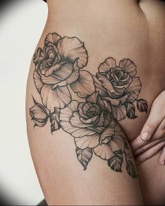 фото тату роза от 30.09.2017 №099 - rose tattoo - tattoo-photo.ru