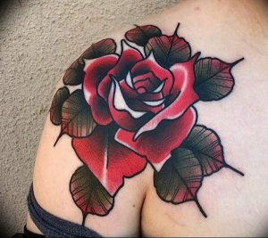 фото тату роза от 30.09.2017 №101 - rose tattoo - tattoo-photo.ru