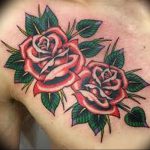 фото тату роза от 30.09.2017 №116 - rose tattoo - tattoo-photo.ru