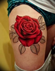 фото тату роза от 30.09.2017 №128 - rose tattoo - tattoo-photo.ru