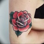 фото тату роза от 30.09.2017 №129 - rose tattoo - tattoo-photo.ru