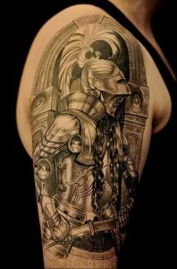 фото тату рыцарь от 27.09.2017 №007 - tattoo knight - tatufoto.com
