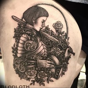 фото тату рыцарь от 27.09.2017 №008 - tattoo knight - tatufoto.com