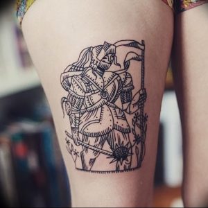 фото тату рыцарь от 27.09.2017 №017 - tattoo knight - tatufoto.com