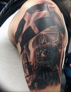 фото тату рыцарь от 27.09.2017 №021 - tattoo knight - tatufoto.com