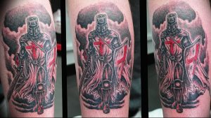 фото тату рыцарь от 27.09.2017 №031 - tattoo knight - tatufoto.com
