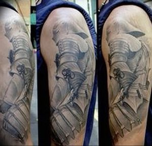 фото тату рыцарь от 27.09.2017 №052 - tattoo knight - tatufoto.com