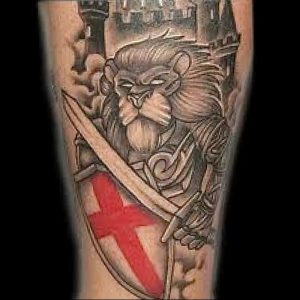 фото тату рыцарь от 27.09.2017 №056 - tattoo knight - tatufoto.com