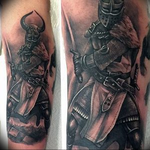 фото тату рыцарь от 27.09.2017 №059 - tattoo knight - tatufoto.com