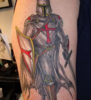 фото тату рыцарь от 27.09.2017 №066 — tattoo knight — tatufoto.com