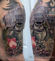 фото тату рыцарь от 27.09.2017 №072 — tattoo knight — tatufoto.com