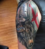фото тату рыцарь от 27.09.2017 №073 — tattoo knight — tatufoto.com