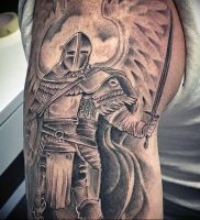 фото тату рыцарь от 27.09.2017 №076 — tattoo knight — tatufoto.com
