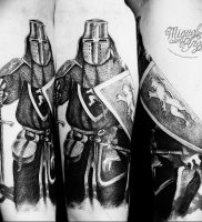 фото тату рыцарь от 27.09.2017 №080 — tattoo knight — tatufoto.com