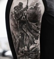 фото тату рыцарь от 27.09.2017 №081 — tattoo knight — tatufoto.com