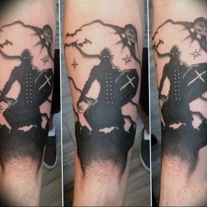 фото тату рыцарь от 27.09.2017 №083 - tattoo knight - tatufoto.com