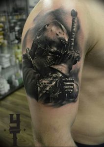 фото тату рыцарь от 27.09.2017 №087 - tattoo knight - tatufoto.com