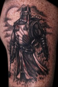 фото тату рыцарь от 27.09.2017 №089 - tattoo knight - tatufoto.com