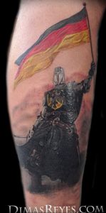 фото тату рыцарь от 27.09.2017 №091 - tattoo knight - tatufoto.com