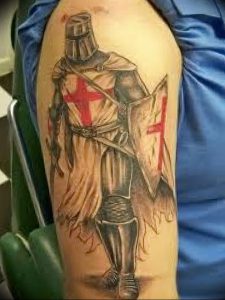 фото тату рыцарь от 27.09.2017 №095 - tattoo knight - tatufoto.com