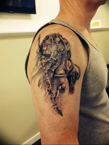 фото тату рыцарь от 27.09.2017 №099 - tattoo knight - tatufoto.com