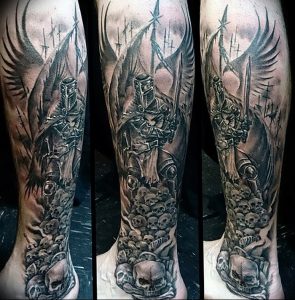 фото тату рыцарь от 27.09.2017 №101 - tattoo knight - tatufoto.com