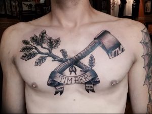 фото тату топор от 26.09.2017 №017 - tattoo ax - tattoo-photo.ru
