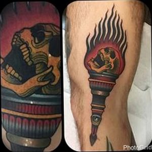 фото тату факел от 08.09.2017 №007 - tattoo torch - tattoo-photo.ru