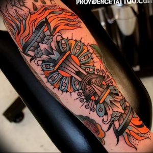 фото тату факел от 08.09.2017 №047 - tattoo torch - tattoo-photo.ru