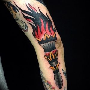 фото тату факел от 08.09.2017 №049 - tattoo torch - tattoo-photo.ru